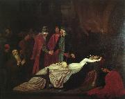 Lord Frederic Leighton The Reconciliation of the Montagues and Capulets over the Dead Bodies of Romeo and Juliet oil painting picture wholesale